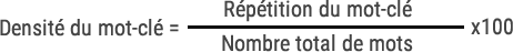 densite formule