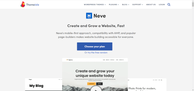 Neve: the WordPress SEO theme for all types of sites
