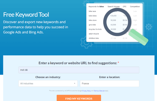 Screenshot Wordstream
